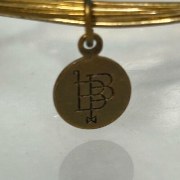 Bourbon And Boweties Standard Black Gemstone Bangle Bracelet - Picture 4 of 4